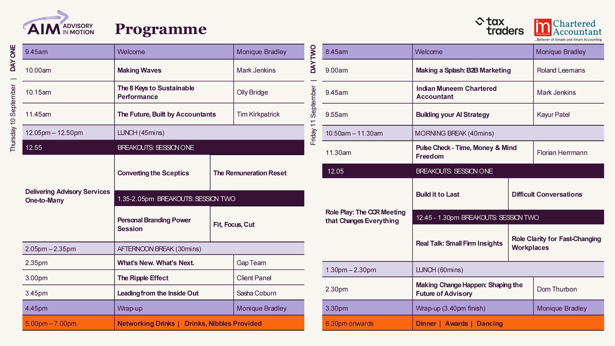 AIM Programme 2026