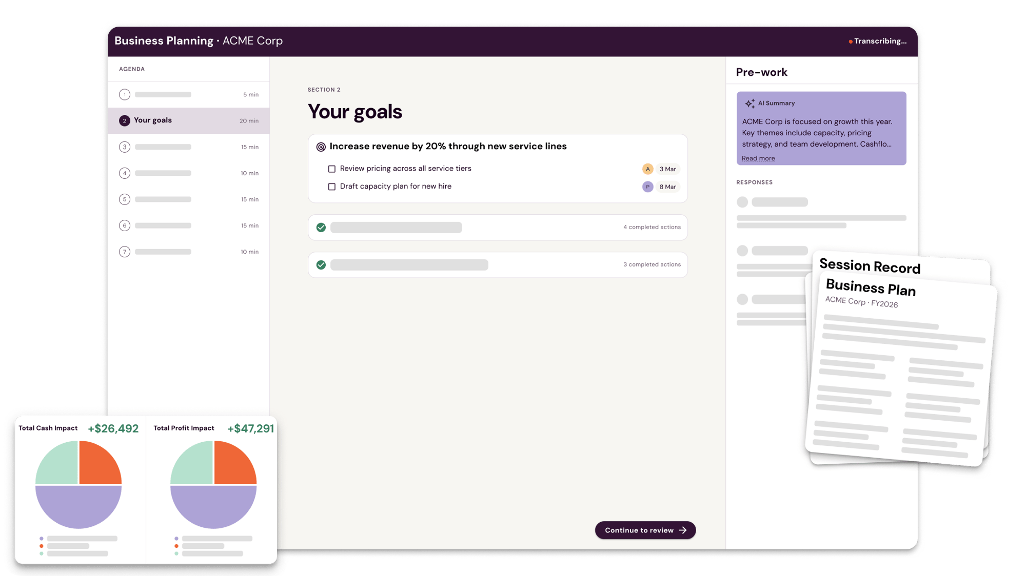 The Gap. Master every advisory meeting with our proven meeting templates and tools