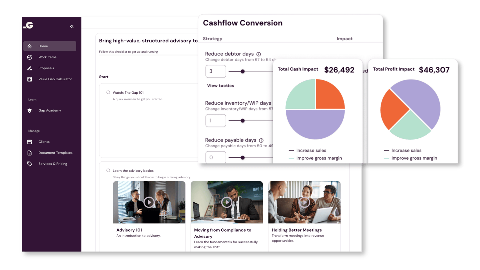 The Gap Advisory Platform